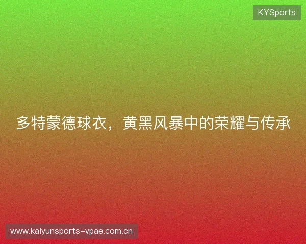 多特蒙德球衣,黄黑风暴中的荣耀与传承 多特蒙德球衣,黄黑风暴中的荣耀与传承